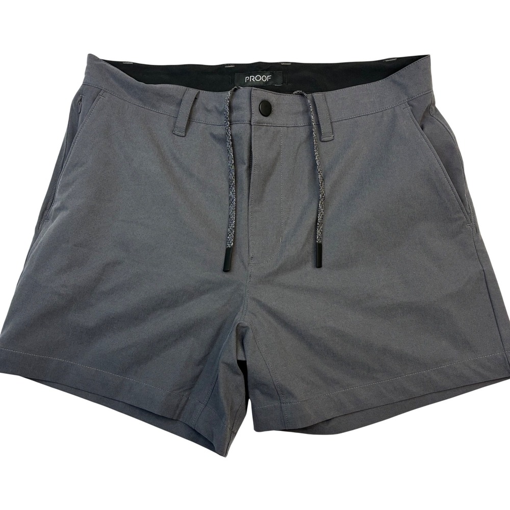 Proof Nomad Shorts Mens 30 Gray Technical Performance Hiking Travel Casual